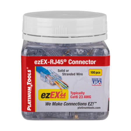 ezex44 - ezex-rj45 cat6 connector 100pc jar